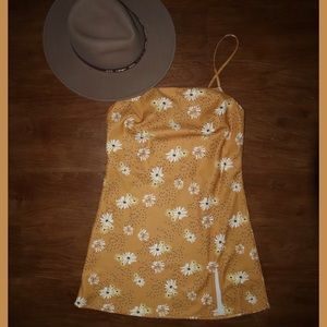 Blossom Mini Dress Yellow
